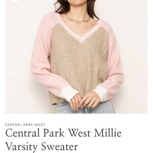 Central Park West Millie Varsity sweater